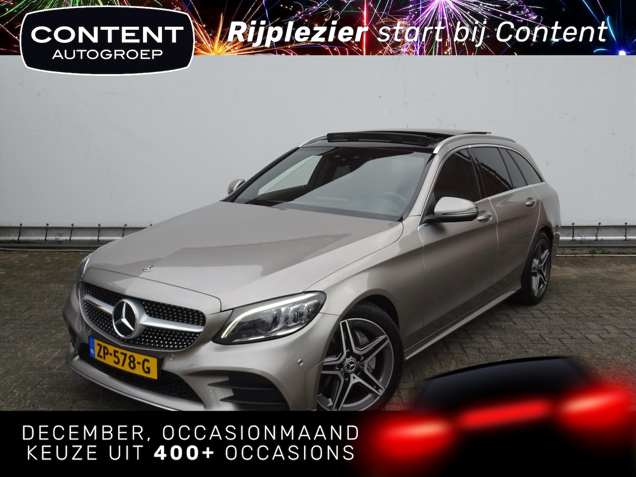 Mercedes-Benz C-klasse Estate - C200 184pk 9G-TRONIC Business Solution AMG Plus Upgrade - AutoWereld.nl