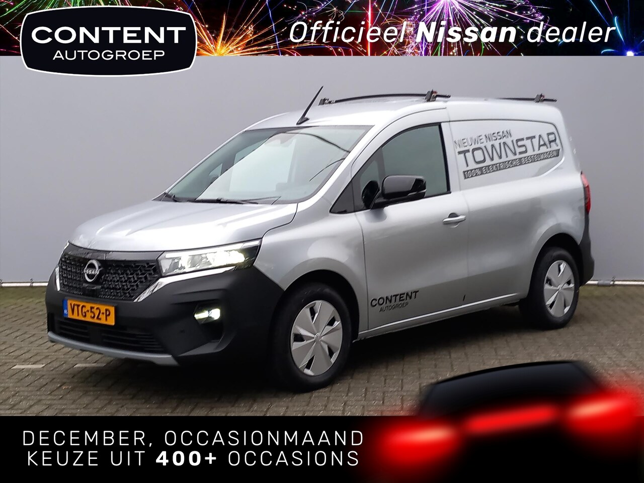 Nissan Townstar - EV 121pk L1 Aut Tekna l 45 kWH l Navi l Clima l Cruise l Camera l l Direct Leverbaar l - AutoWereld.nl