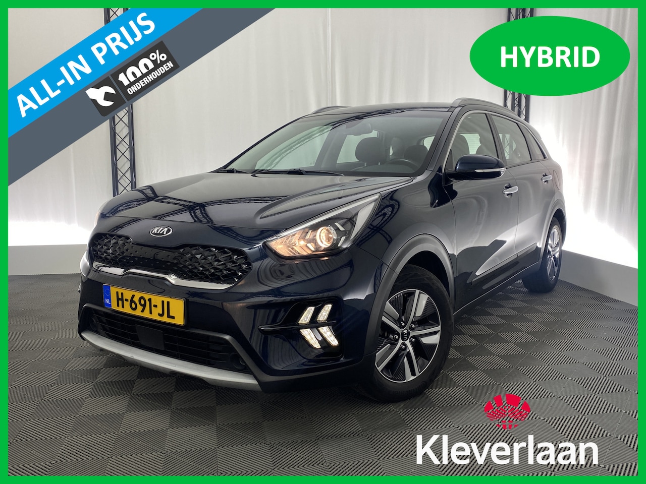 Kia Niro - 1.6 GDi Hybrid DynamicLine Automaat | Apple Carplay | Navi | ACC | DAB | Climate Control | - AutoWereld.nl