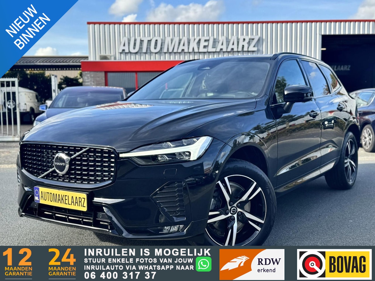 Volvo XC60 - 2.0 B5 Inscription LEDER CARPLAY ACC BLIZ B&W - AutoWereld.nl