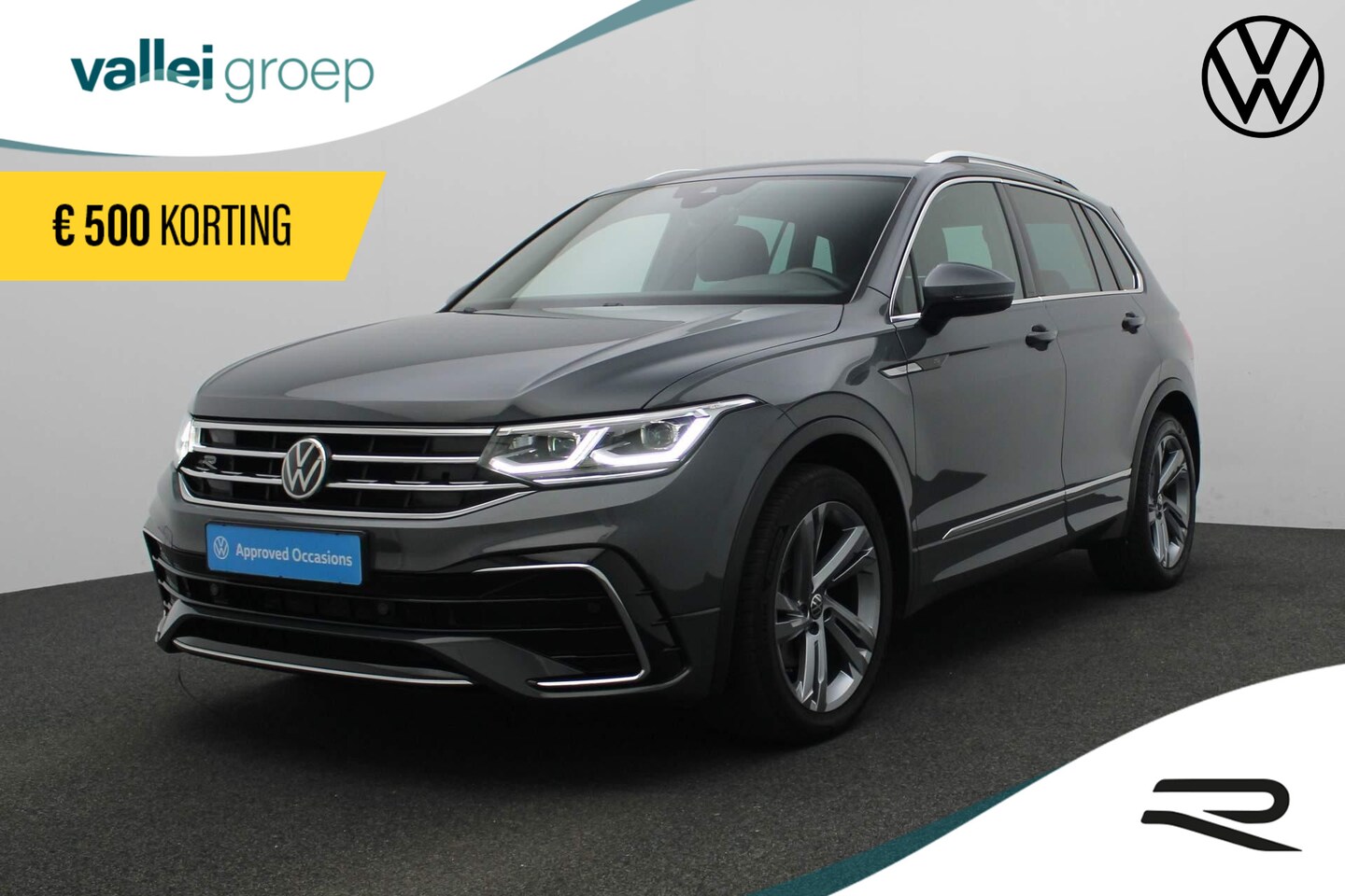 Volkswagen Tiguan - 1.5 TSI 150PK DSG R-Line Business+ | IQ Light | Keyless | Navi | 19 inch | ACC - AutoWereld.nl