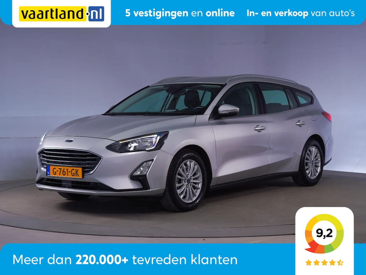 Ford Focus Wagon - 1.0 EcoBoost Titanium Business [ Winterpakket Nav Trekhaak ] - AutoWereld.nl