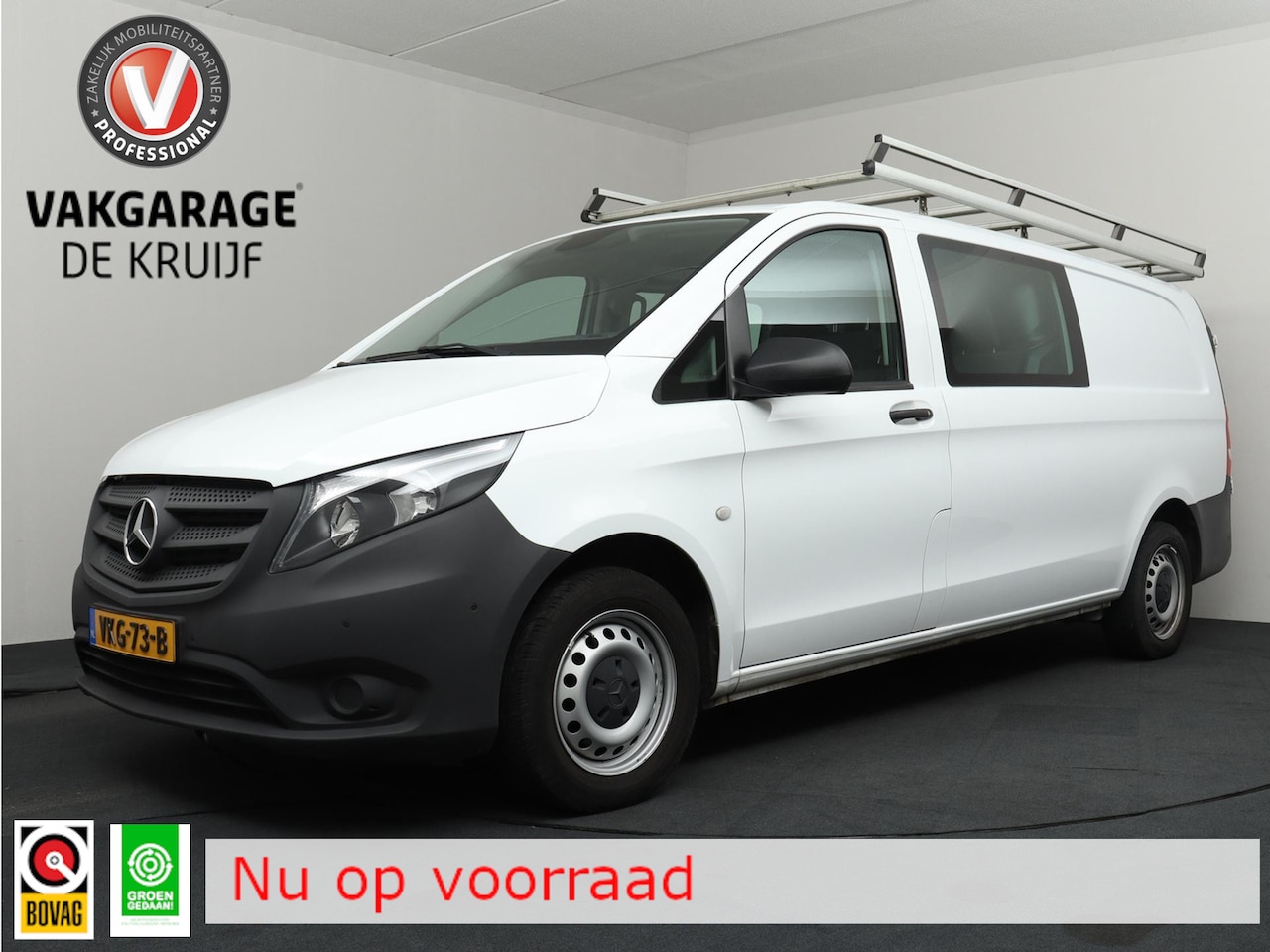 Mercedes-Benz Vito - 116 CDI Extra Lang DC Comfort | Achteruitrijcamera | Navigatie | Dubbele Cabine! - AutoWereld.nl