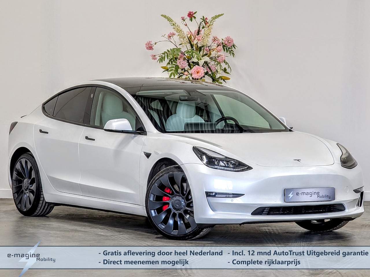 Tesla Model 3 - 75D Performance Refresh, Nieuwe banden + PrivacyGlass, Prijs is INCL. BTW! - AutoWereld.nl