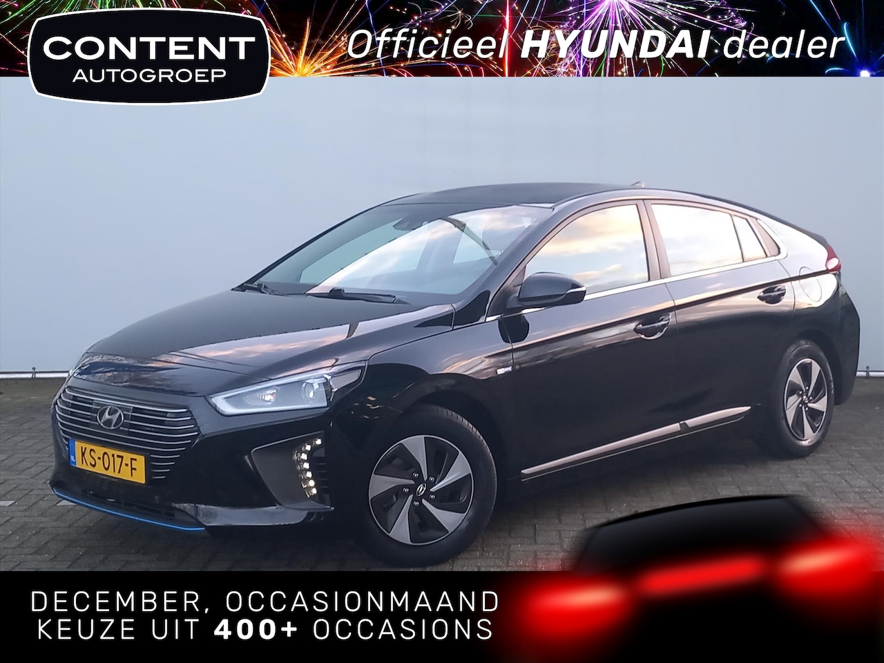 Hyundai IONIQ - 1.6 GDI Blue HEV 141 pk DCT Comfort I Navi I Clima I Trekhaak - AutoWereld.nl