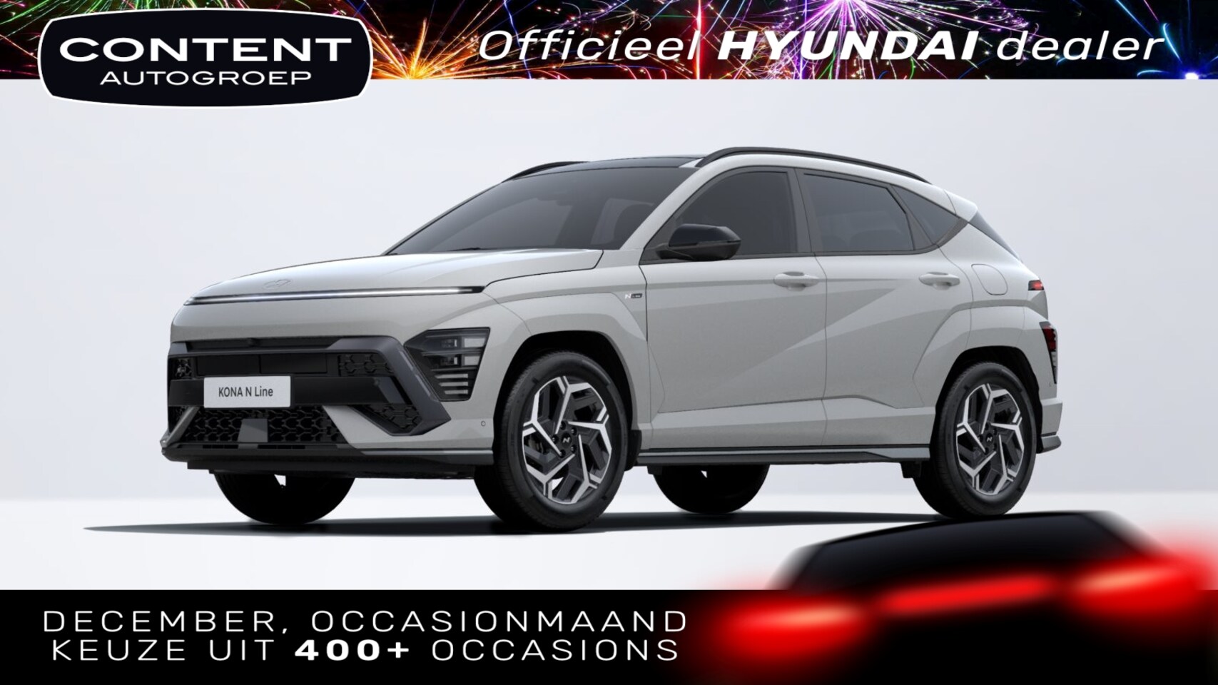 Hyundai Kona - 1.6 GDI HEV 141pk DCT N Line Sky | Direct Leverbaar - AutoWereld.nl