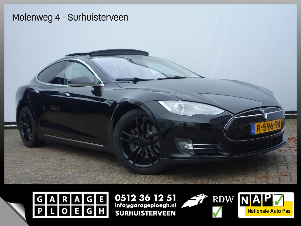 Tesla Model S - 85 Free Supercharge GRATIS LADEN CSS Panorama Leer+Verwarming - AutoWereld.nl