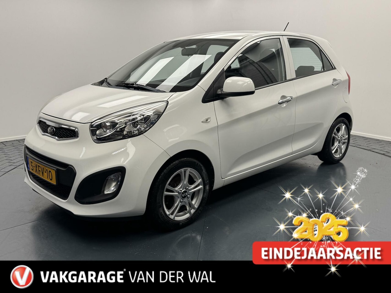 Kia Picanto - 1.2 CVVT BusinessLine Airco-Lm14''velgen-Elek.ramen-100% onderhouden! - AutoWereld.nl