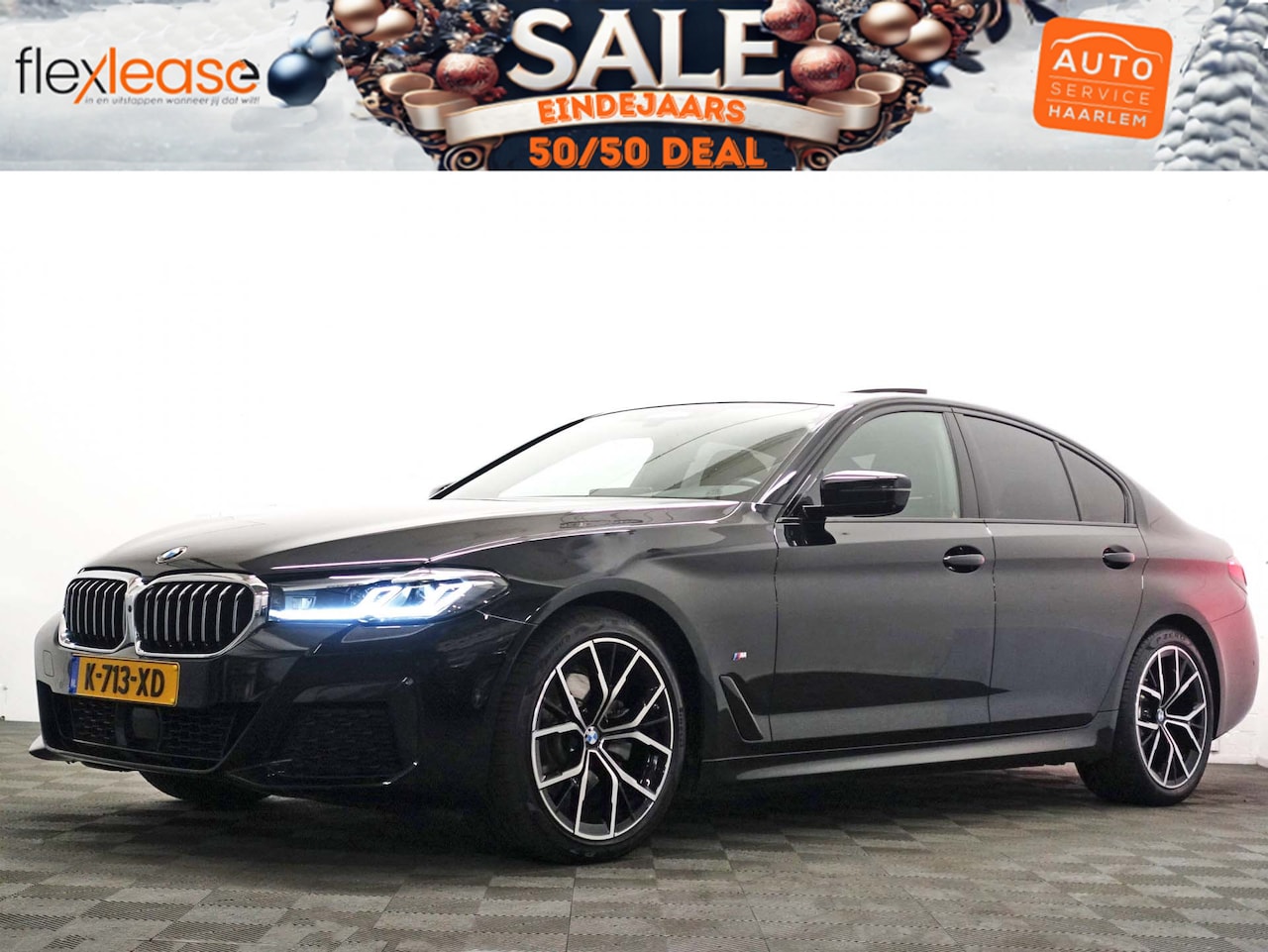 BMW 5-serie - 520 M Sport Shadow Aut- Ambient light, 360 Camera, Panodak, Nappa Leder, Laserlight - AutoWereld.nl