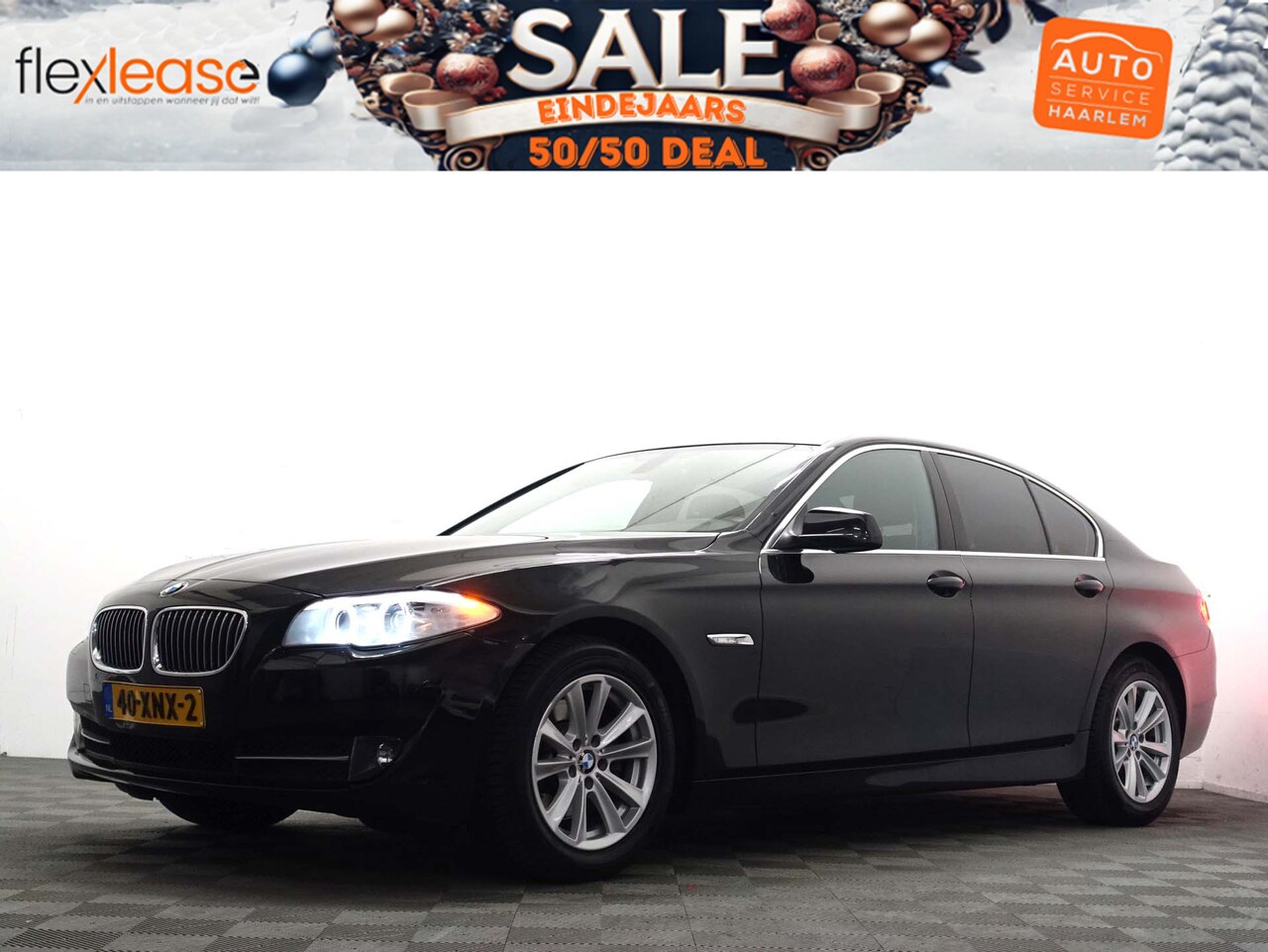 BMW 5-serie - 520i M Sport Aut- Sport Leder Interieur, Xenon Led, Dynamic Select, Stoelverwarming, - AutoWereld.nl