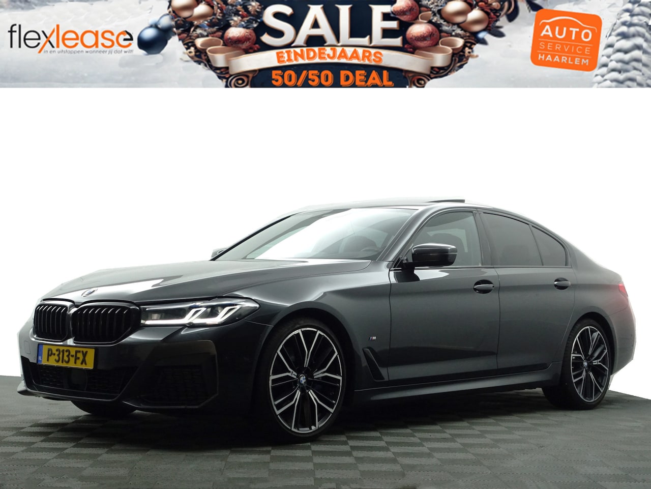 BMW 5-serie - 530i M Performance Aut- Schuifdak, Sport Uitlaat, Sfeerverlichting, Head Up, Memory Seats, - AutoWereld.nl