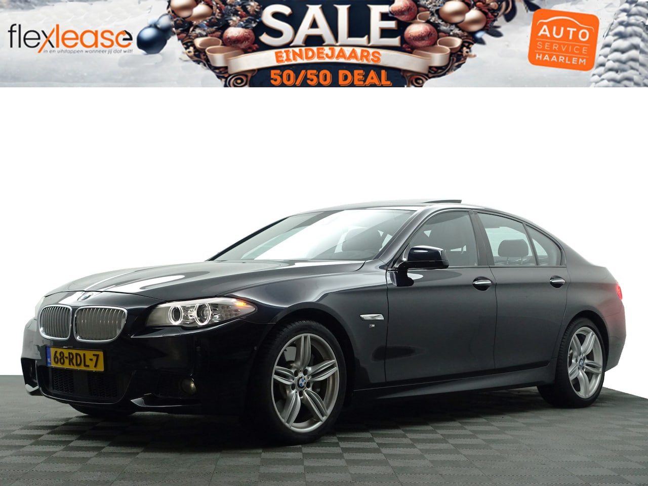 BMW 5-serie - 550xi M Sport Aut- Dealer Onderhouden, Soft Close, Schuifdak, Head Up, Memory, Xenon Led, - AutoWereld.nl