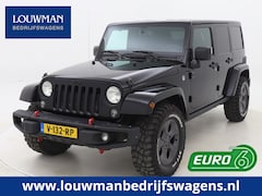 Jeep Wrangler - 2.8 CRD Night Eagle Grijs Kenteken Cruise Control Navigatie Airco Trekhaak 4X4 Alpine Audi