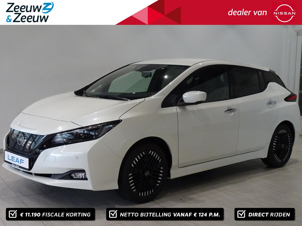 Nissan LEAF - N-CONNECTA 39 kWh | € 11.190,= PRIJSVERLAGING !! | €2000,- EXTRA KORTING | NAVIGATIE | LAN - AutoWereld.nl