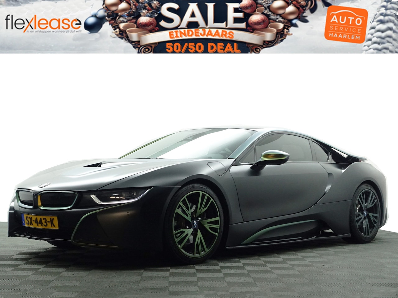 BMW i8 - 1.5 Protonic Black Edition Aut- Frozen Black, Forged carbon, Harman Kardon, Head Up, 360 C - AutoWereld.nl