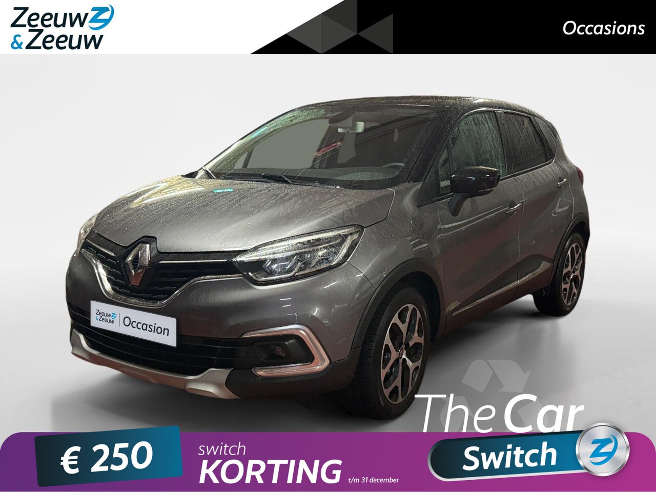 Renault Captur - 0.9 TCe Intens Navi Airco camera parkeersensoren cruise controle dodehoekdetectie dealer o - AutoWereld.nl