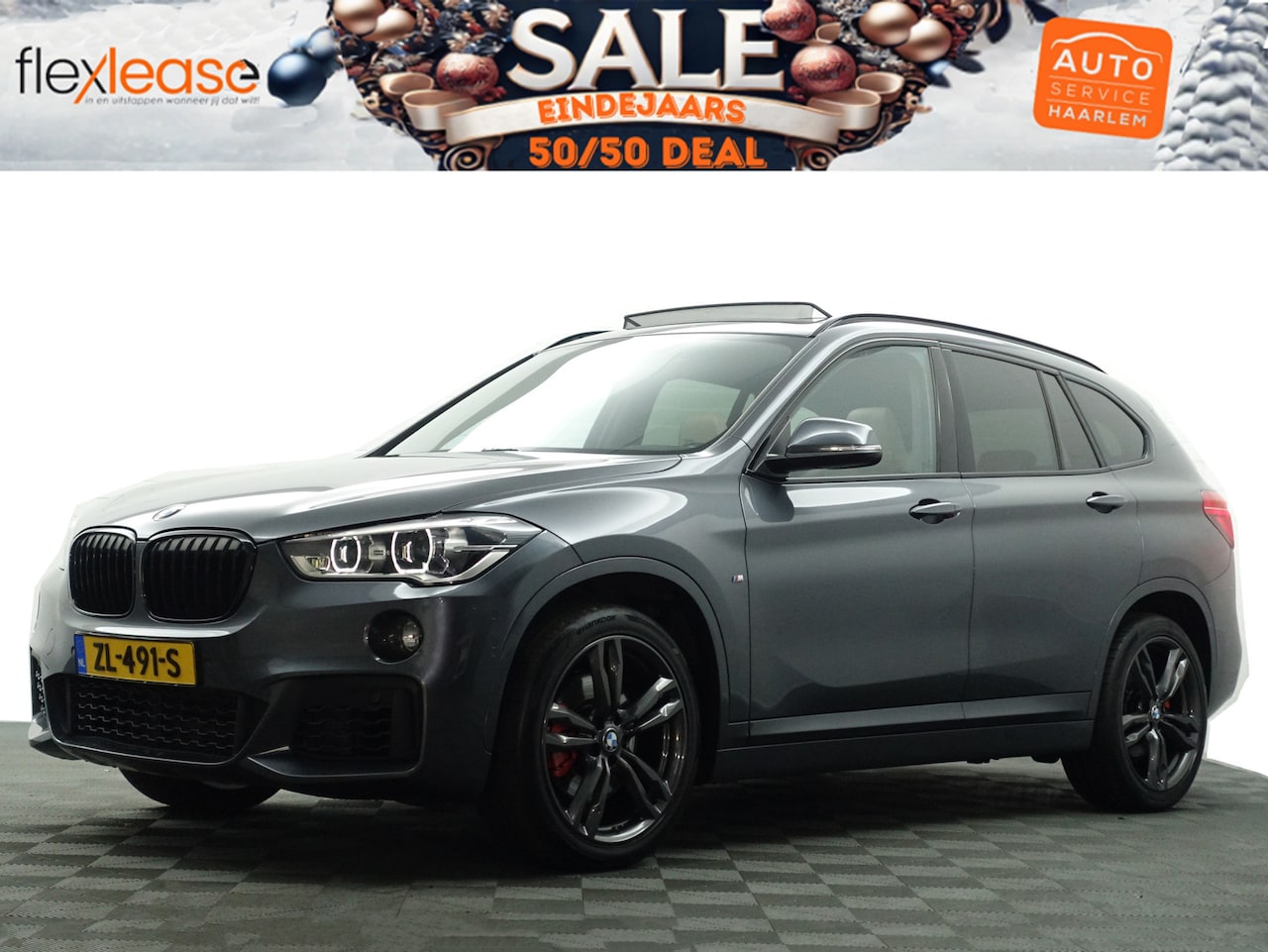 BMW X1 - sDrive20i M Sport Blackpack Aut- Panodak, Sport Leder, Head Up, Xenon Led, Park Assist, St - AutoWereld.nl