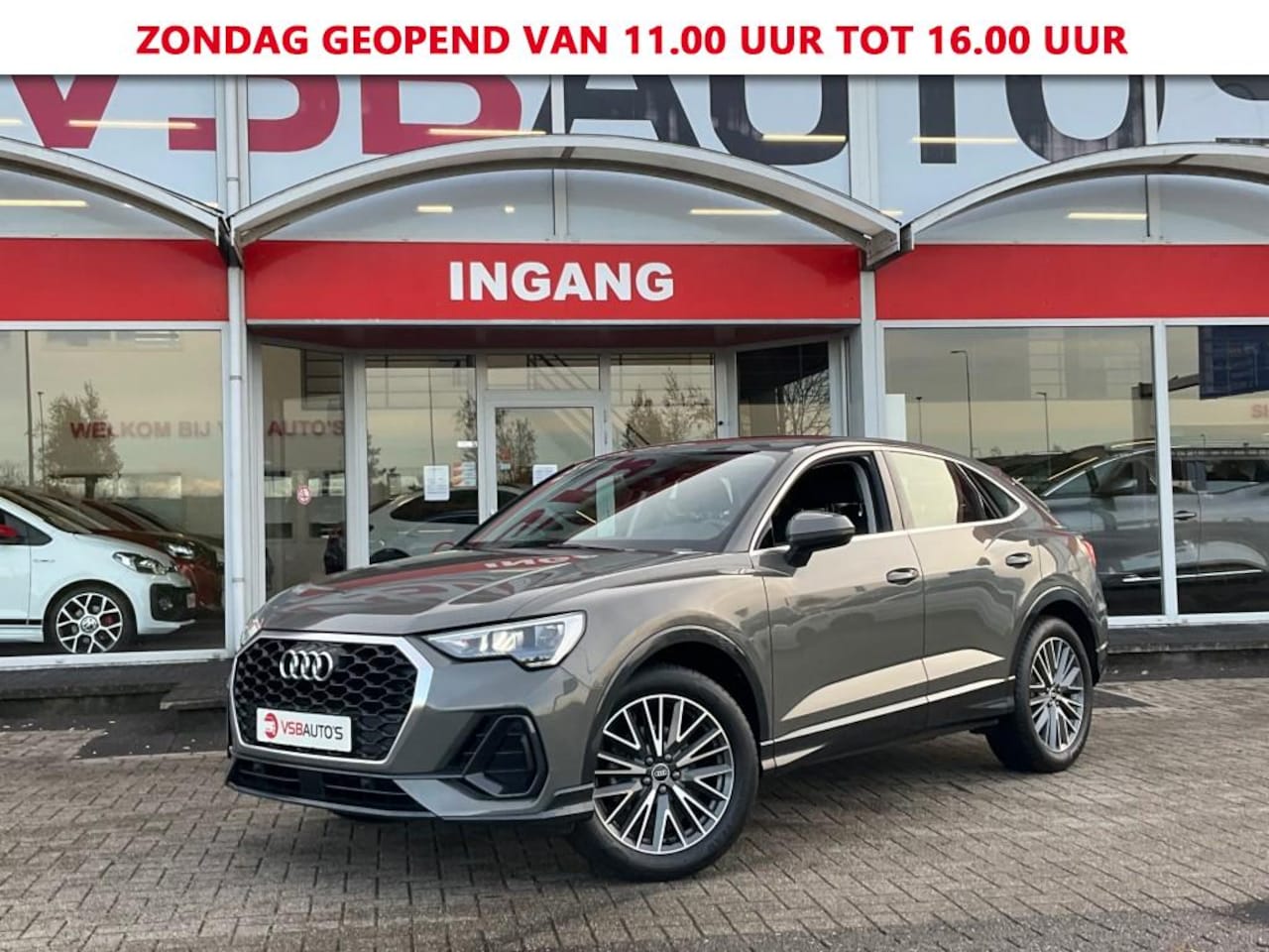 Audi Q3 Sportback - 35 (1.5) TFSI AUTOMAAT 150PK HALF-LEER NAVI AIRCO LMV PDC - AutoWereld.nl