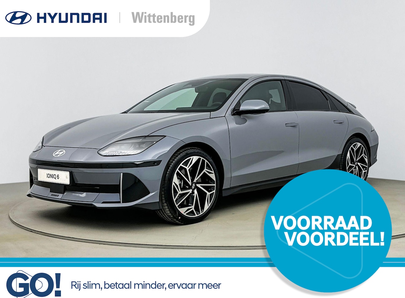 Hyundai IONIQ 6 - Lounge 77 kWh STOEL VERWARMING/ VENTILATIE | 20"LM VELGEN | INCL € 10.000,- REGISTRATIE KO - AutoWereld.nl