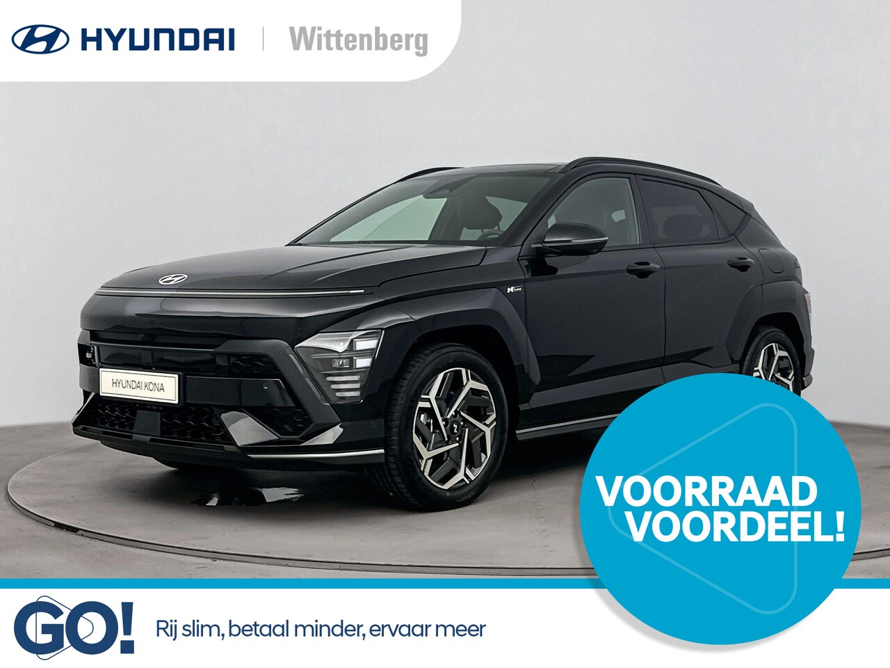 Hyundai Kona - 1.6 GDI HEV N-LINE SKY | Incl. €2500,- Kenteken actie | Schuifdak | Stoel + stuurverwarmin - AutoWereld.nl