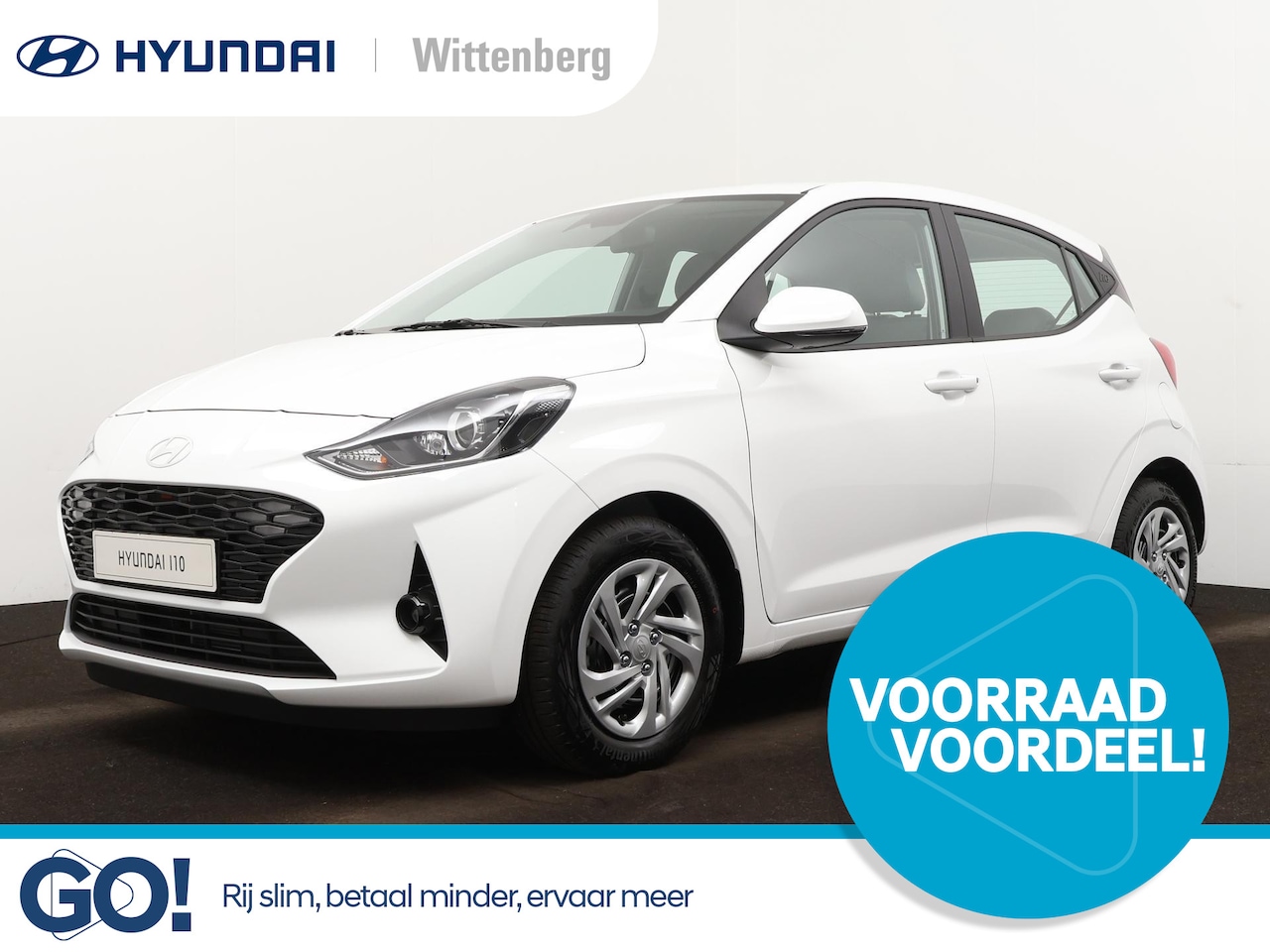 Hyundai i10 - 1.0 PREMIUM | NAVI | APPLE CARPLAY/ AUTO ANDROID | LANE KEEP | INCL. € 1700,- KORTING!  | - AutoWereld.nl