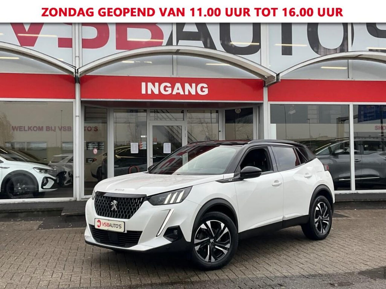 Peugeot 2008 - 1.2 PURETECH 130PK AUT. GT HALF-LEER NAVI CAMERA CARPLAY - AutoWereld.nl