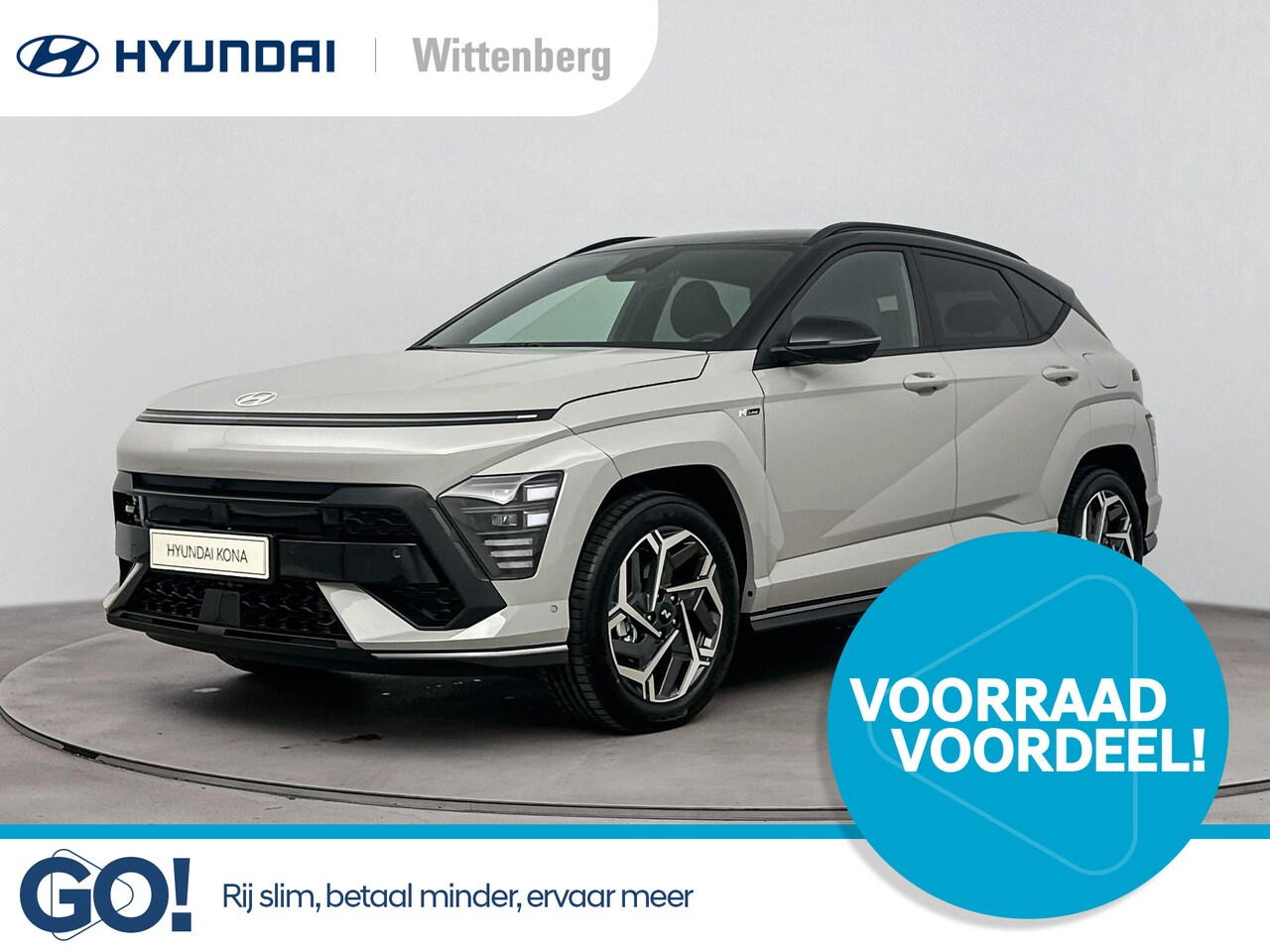 Hyundai Kona - 1.6 GDI HEV N Line STOEL/STUUR VERWAMING+VENTILATIE | LEER/ALCANTARA BEKLEDING | 360 GRADE - AutoWereld.nl