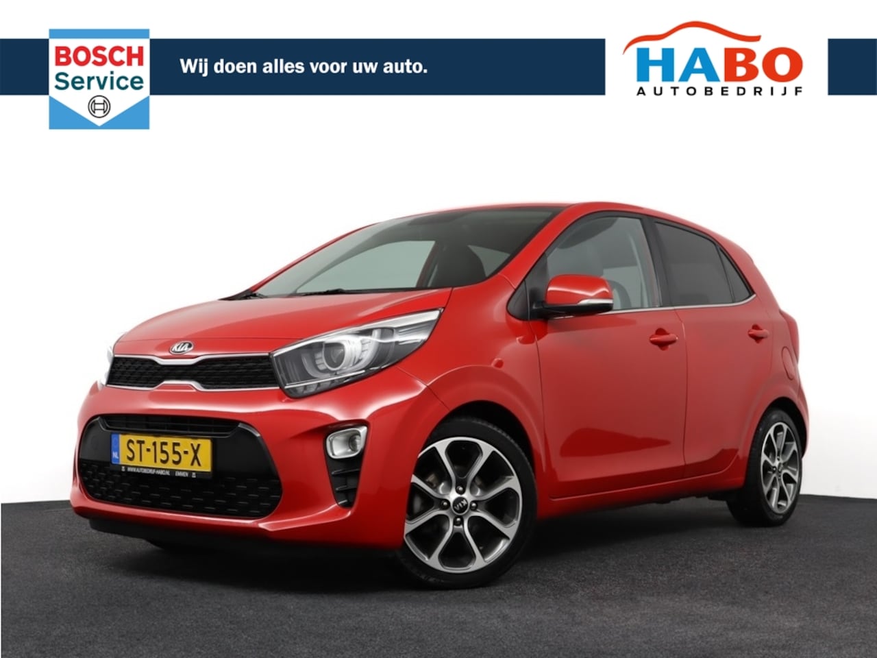 Kia Picanto - 1.0 CVVT COLOUR EDITION 4Z ECC/CRUISE/NAV/CAMERA/LEDER/MIST.LAMP/LMV - AutoWereld.nl