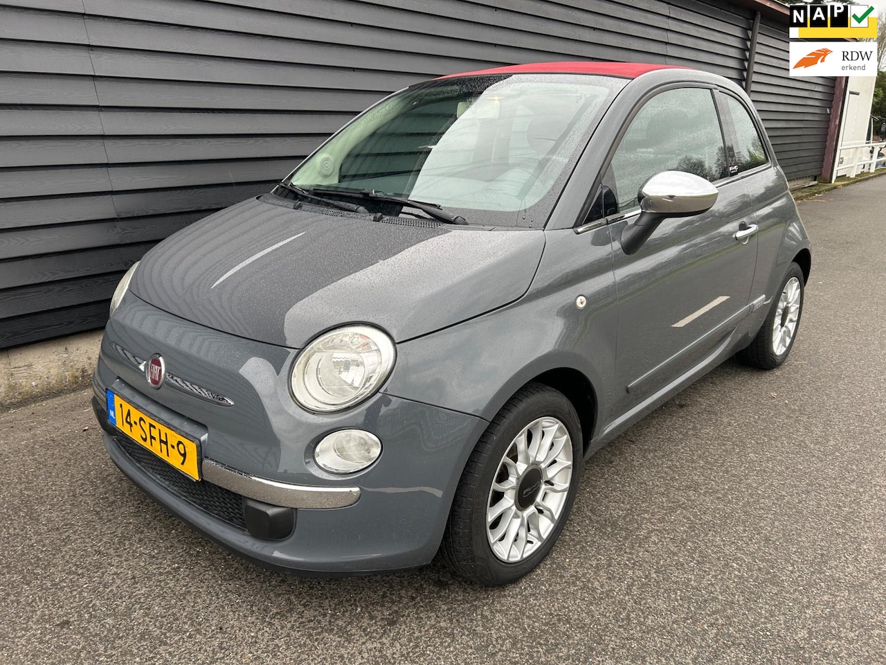 Fiat 500 C - 1.2 Lounge PDC NAP Zeer Netjes NIEUWE APK! - AutoWereld.nl