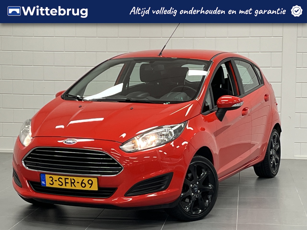 Ford Fiesta - 1.0 Style NAVIGATIE | AIRCO | ZWARTE VELGEN | LEUKE KEURIGE AUTO! - AutoWereld.nl