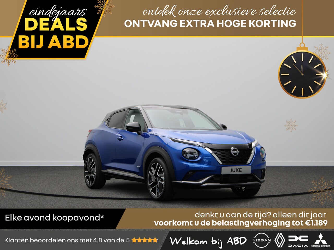 Nissan Juke - 1.6L DIG-T 143 Hybrid 6AT N-Design + Cold Pack | 17" Lichtmetalen velgen | 19" lichtmetale - AutoWereld.nl