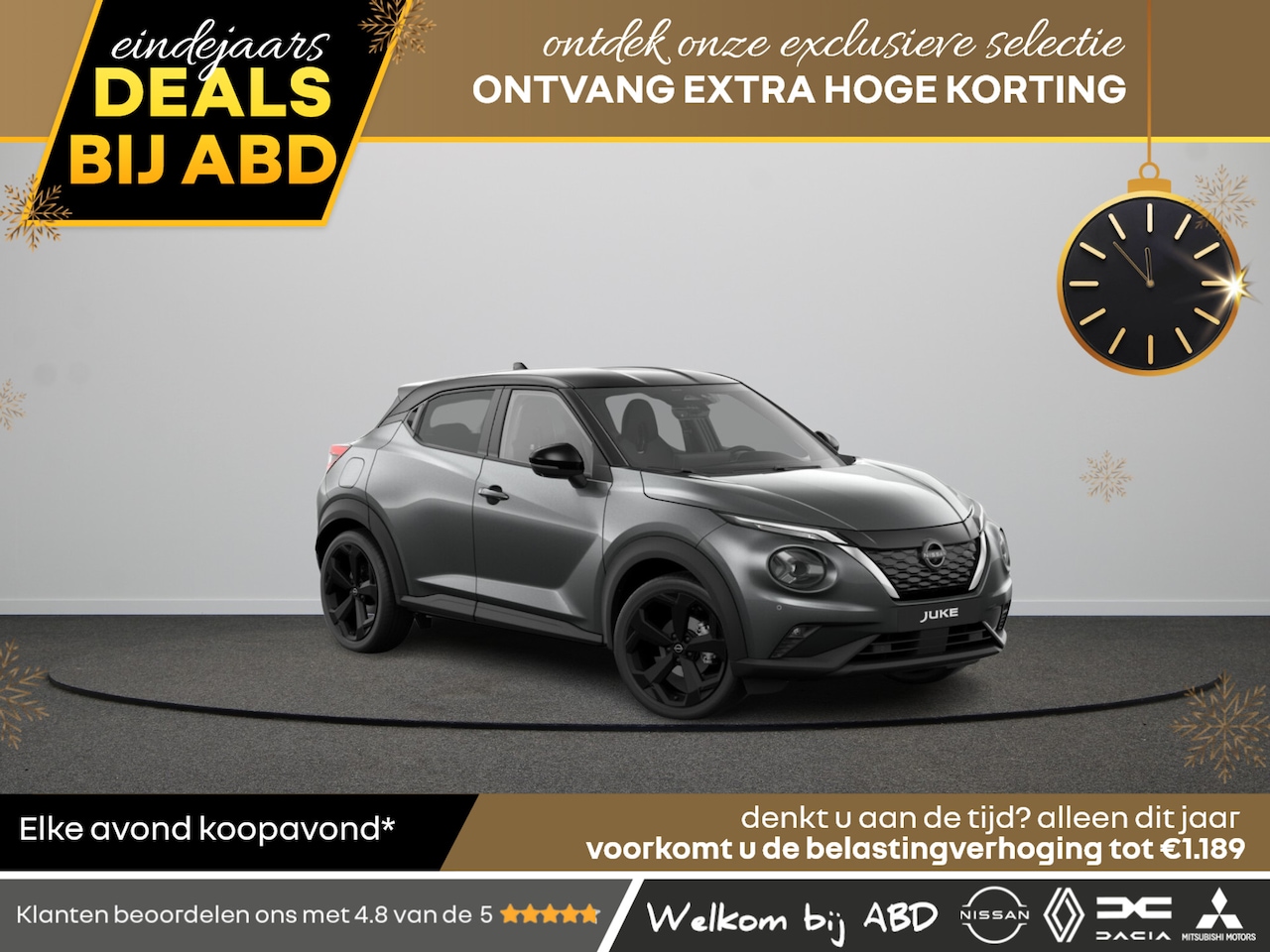 Nissan Juke - 1.6L DIG-T 143 Hybrid 6AT N-Design + Cold Pack | 17" Lichtmetalen velgen | 19" lichtmetale - AutoWereld.nl