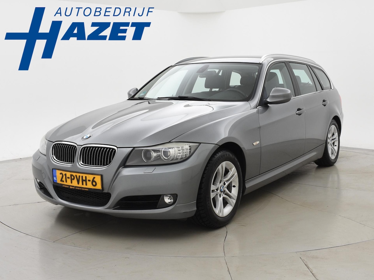 BMW 3-serie Touring - 318i 136 PK LUXURY LINE AUT. + LEDER | XENON | NAVIGATIE | BLUETOOTH AUDIO - AutoWereld.nl