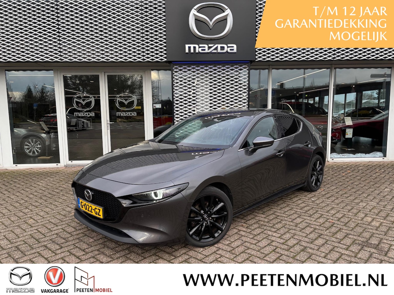 Mazda 3 - 2.0 e-SkyActiv-X M Hybrid 180 Luxury AUTOMAAT | DEALERONDERHOUDEN | AFNEEMBARE TREKHAAK | - AutoWereld.nl