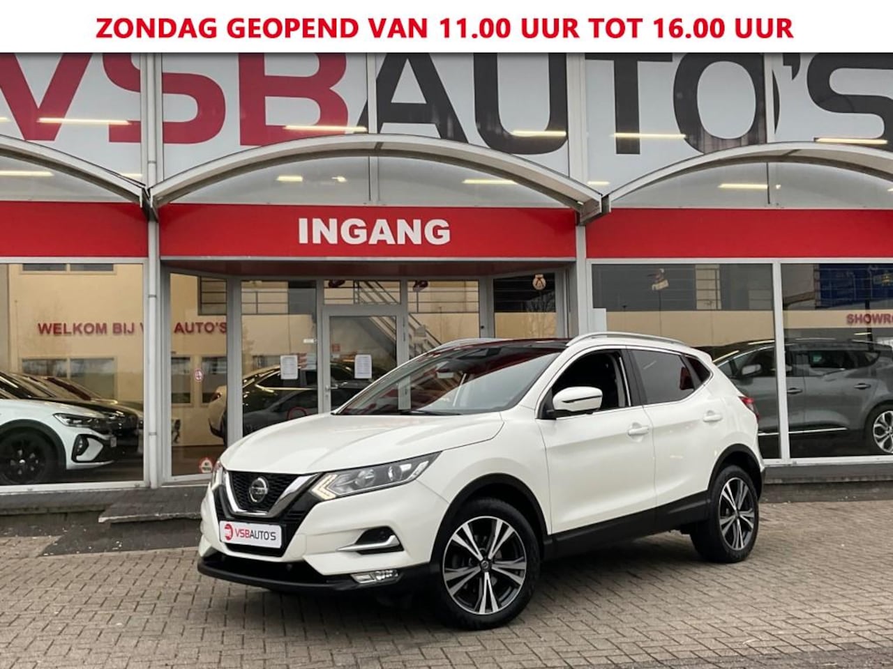 Nissan Qashqai - 1.3 DIG-T TEKNA 160PK AUT. LED NAVI PANO-DAK CAMERA AIRCO LMV PD - AutoWereld.nl