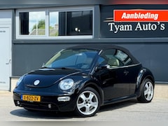 Volkswagen New Beetle - 1.6 CABRIO HIGHLINE / AIRCO LEER PDC STOELVERWARM BLUETOOTH AUX