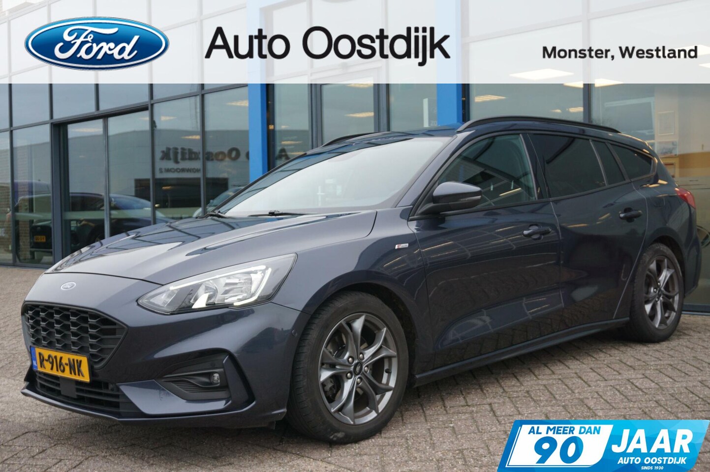 Ford Focus Wagon - 1.0 EcoBoost ST Line 125PK Winterpack Adaptieve Cruise Climate Navi Camera Keyless Privacy - AutoWereld.nl