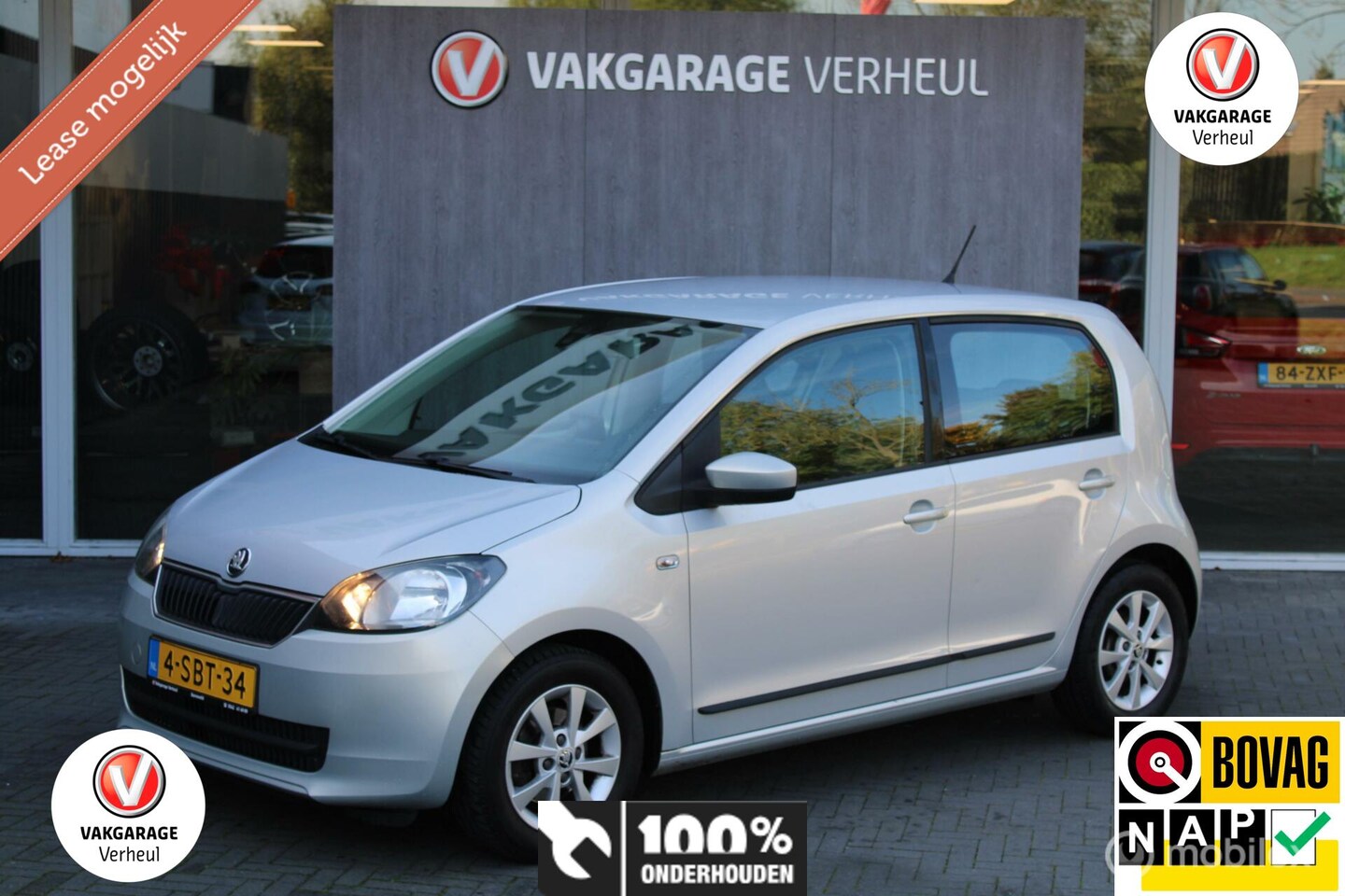 Skoda Citigo - 1.0 Greentech Sprint|5Drs|Airco|Navi|Nap - AutoWereld.nl