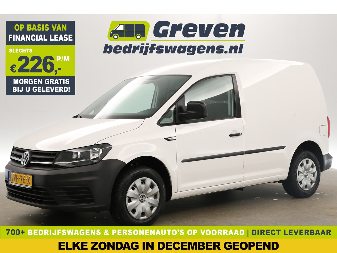 Volkswagen Caddy - 2.0 TDI L1H1 Elektrpakket Geïsoleerde Laadruimte Schuifdeur Start/Stop - AutoWereld.nl