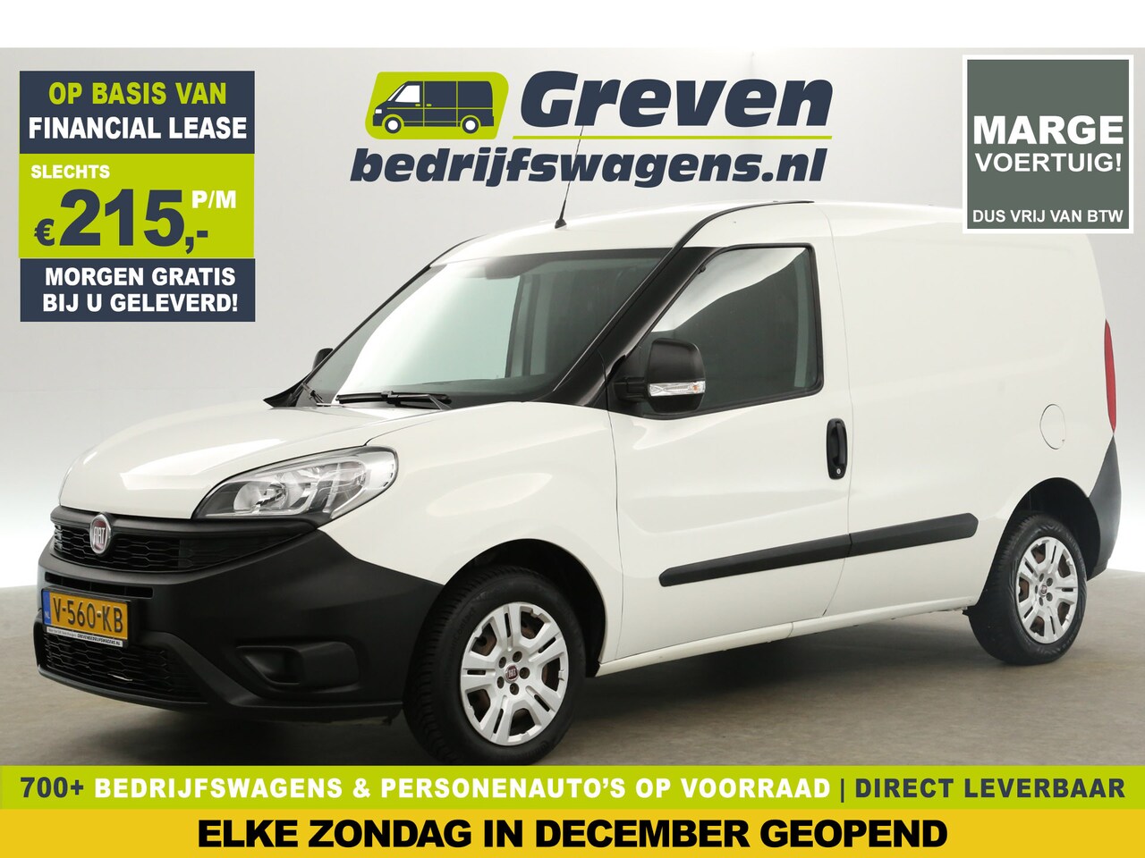 Fiat Doblò - 1.3 MJ L1H1 Marge | Airco Radio Lat-om-Lat - AutoWereld.nl