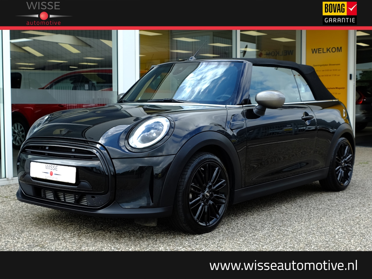 MINI Cabrio - Mini (f57) 1.5 136pk Cooper Automaat | Navigatie | HUD | Carplay | Stoelverwarming | Camer - AutoWereld.nl