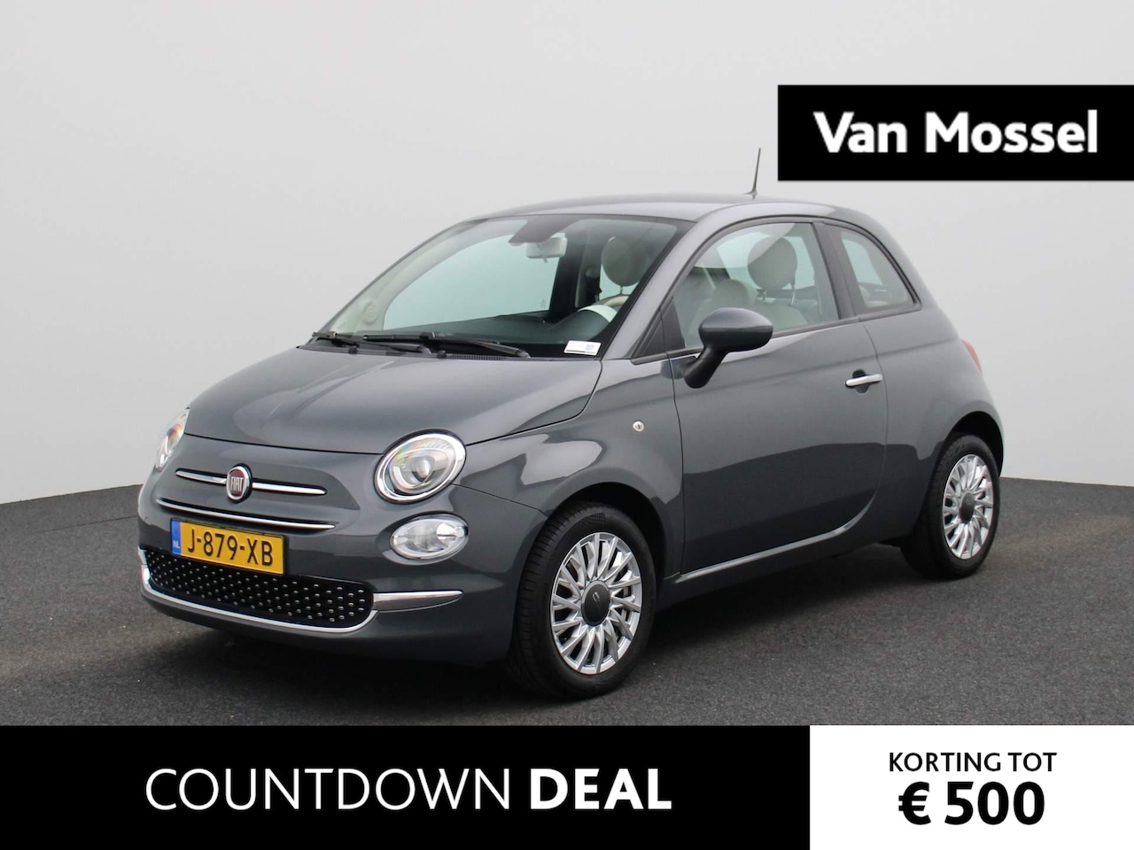 Fiat 500 - 1.0 Hybrid Lounge | Navigatie | Climate control | Parkeersensoren - AutoWereld.nl