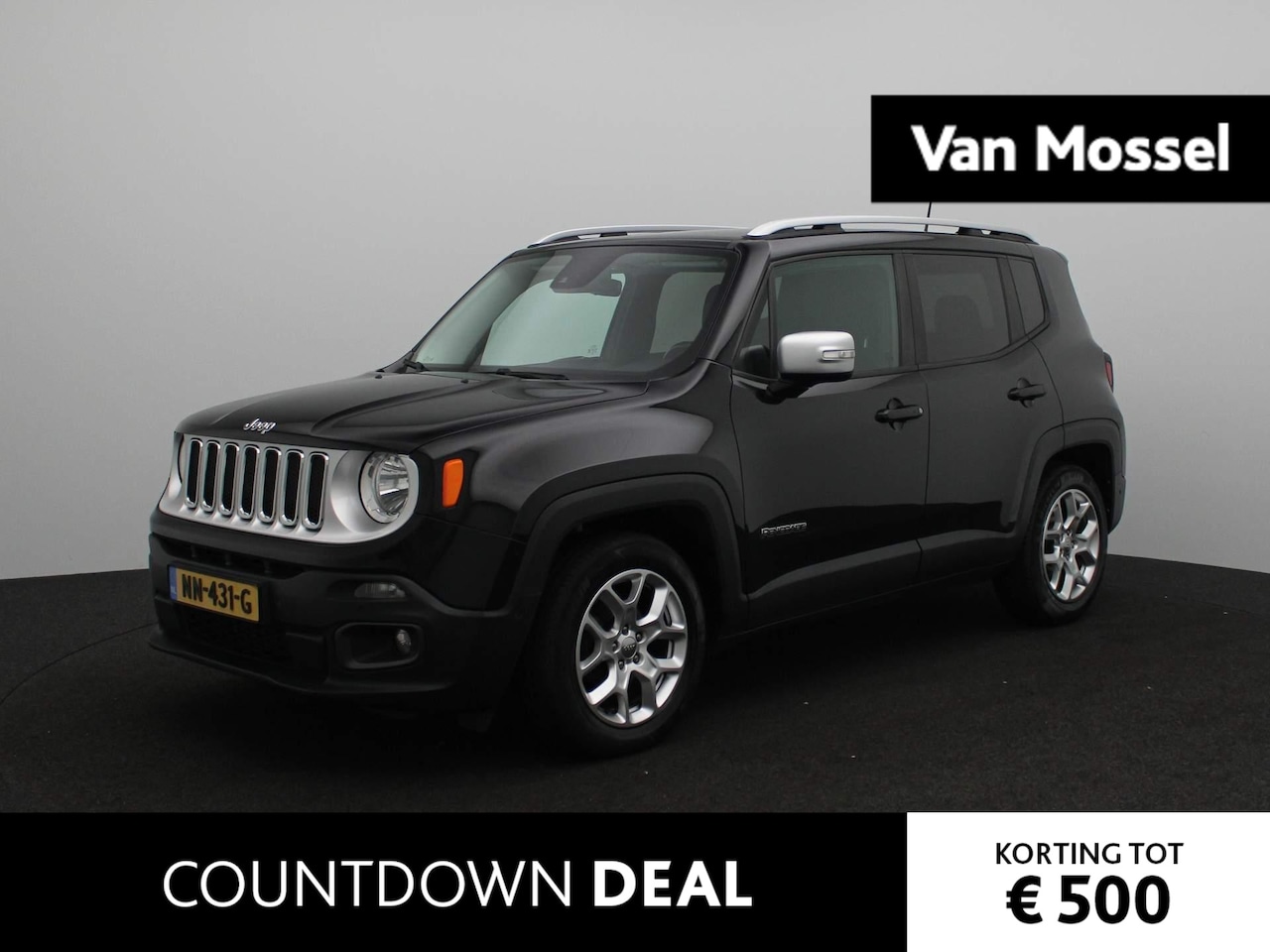 Jeep Renegade - 1.4 MultiAir Limited | Automaat | Navigatie | Panoramadak | Parkeersensoren - AutoWereld.nl