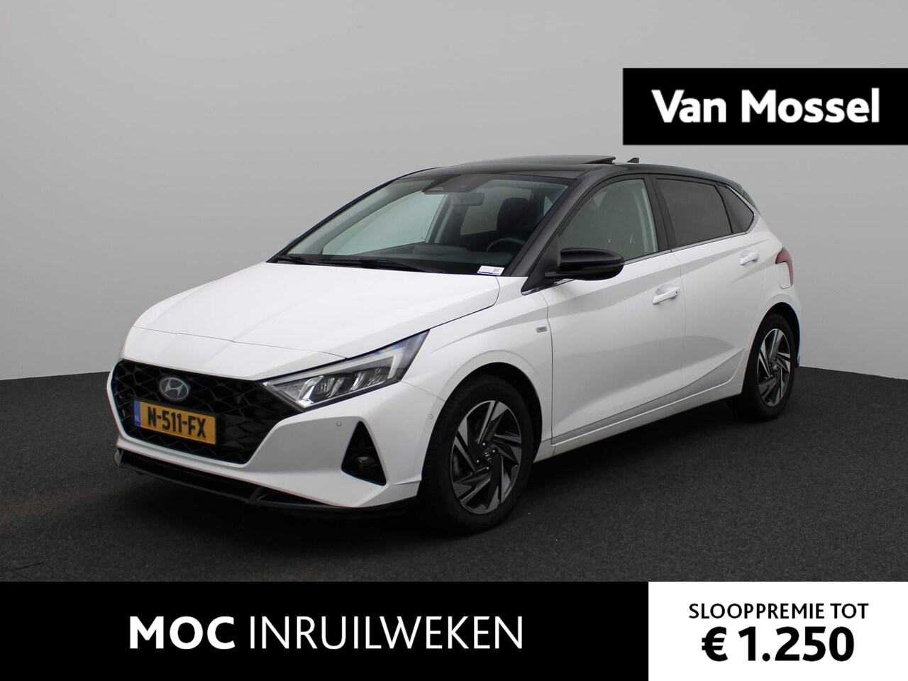 Hyundai i20 - 1.0 T-GDI Premium Sky | Climate Control | Navigatie | LMV | Schuifdak | Parkeersensoren | - AutoWereld.nl