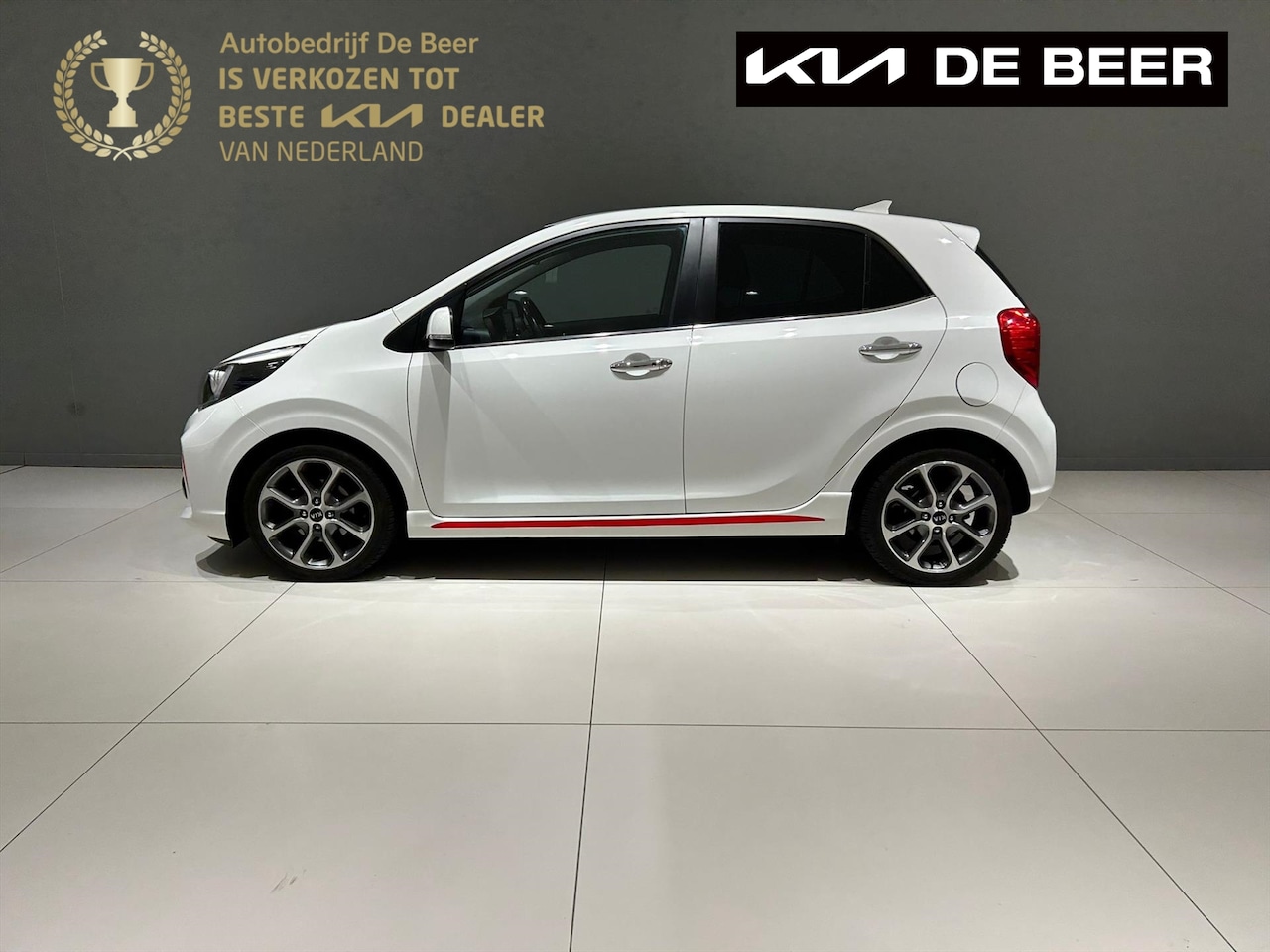 Kia Picanto - 1.0 T-GDi 100pk 5-zits GT-Line Climate Controle Navigatie Veel Opties! - AutoWereld.nl