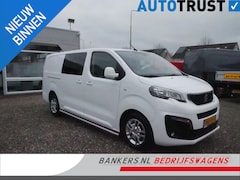 Peugeot Expert - 2.0 BlueHDI 120PK, L3, Dubbel Cabine, Airco, 2 x Schuifdeur, Marge-auto