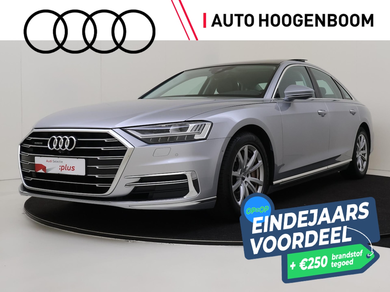 Audi A8 - 55 TFSI quattro Pro Line Plus | Panoramadak | Luchtvering | Bang & Olufsen | 360 camera | - AutoWereld.nl