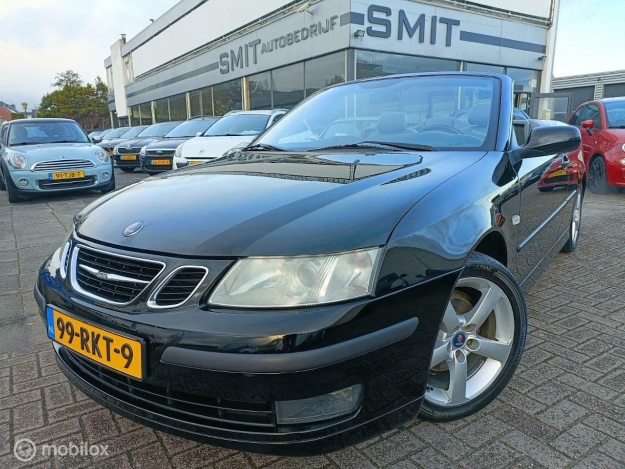 Saab 9-3 Cabrio - 2.0t Vector Aut/Leder/Trekhaak/Nav/Youngtimer - AutoWereld.nl