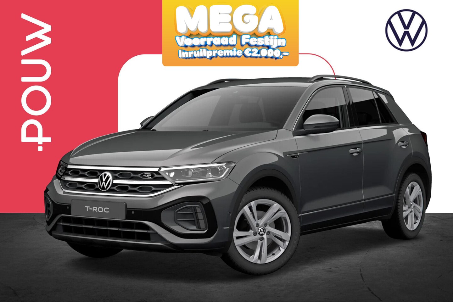 Volkswagen T-Roc - 1.5 TSI 150pk R-Line Edition | Keyless-pakket | 17" Velgen - AutoWereld.nl