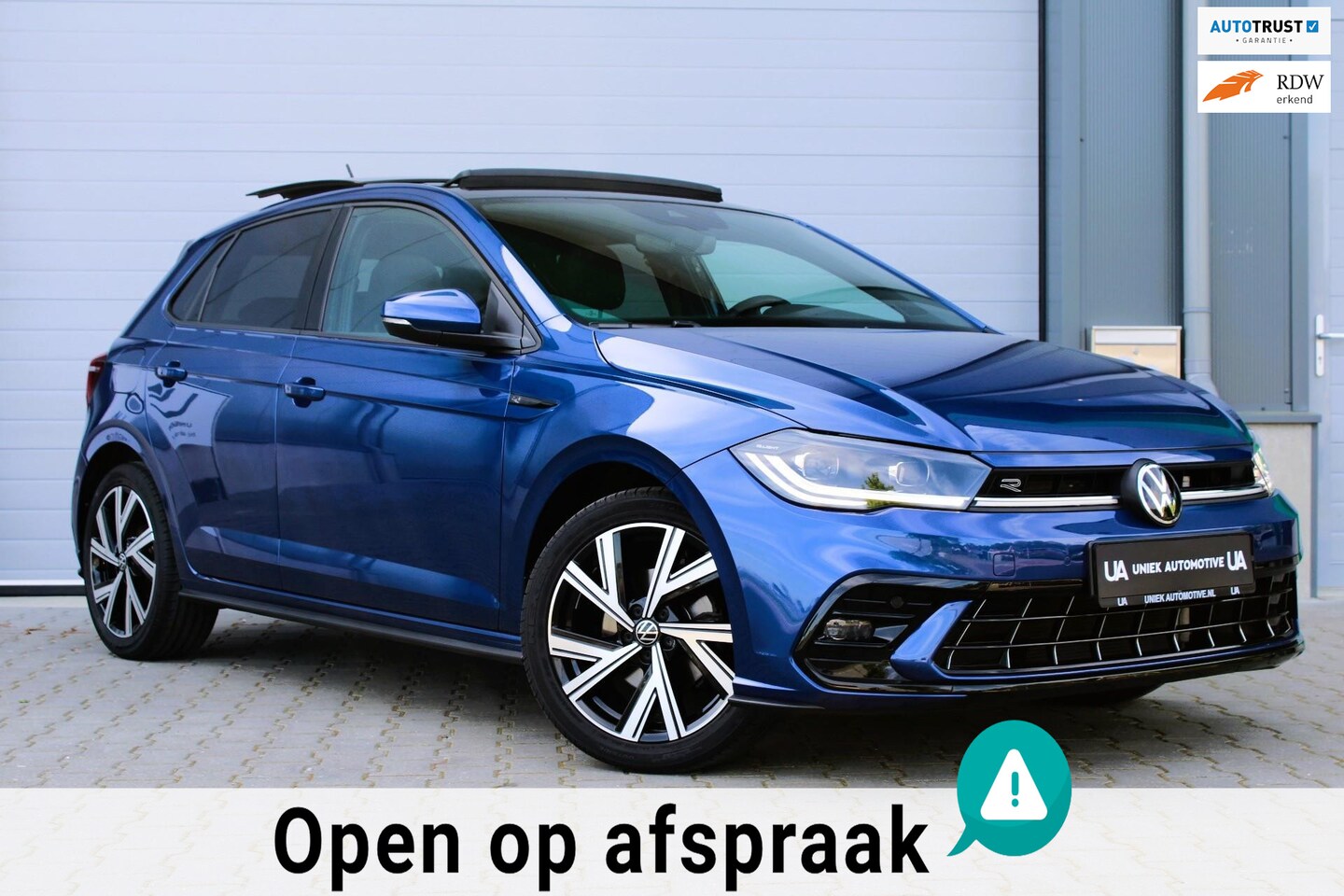 Volkswagen Polo - 1.0 TSI DSG 110PK|R-LINE|PANO|CAMERA|CARPLAY|NAVI|KEYLESS|GARANTIE TOT 9/2026 - AutoWereld.nl